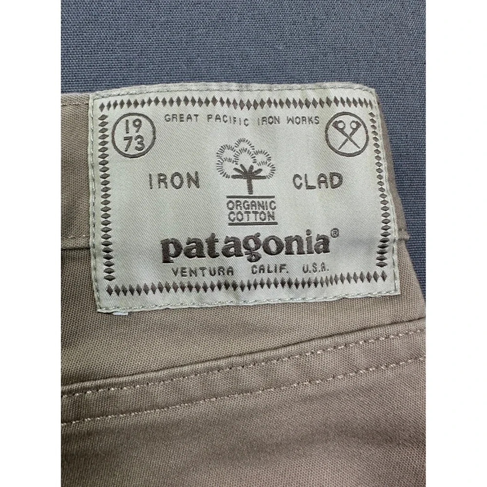 Patagonia Ironclad Performance Straight Leg Pants Men's 36x30 Tan Khaki Workwear